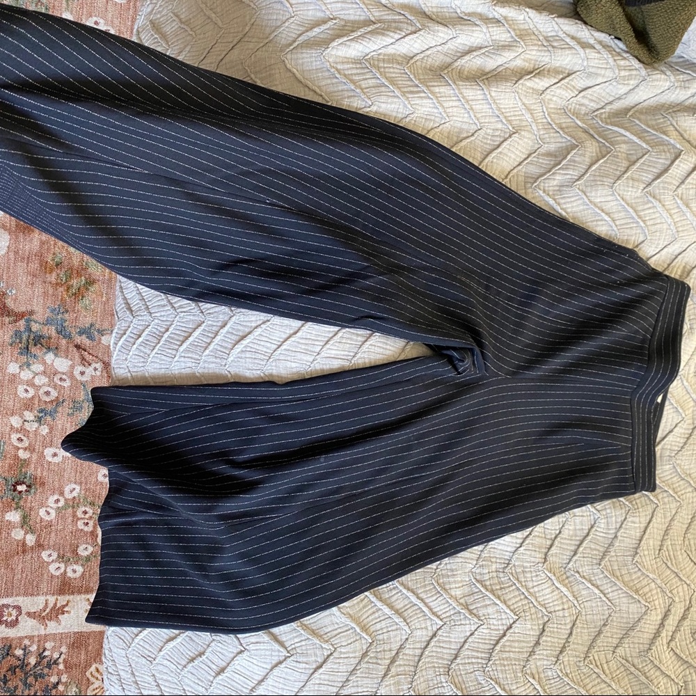 Anthropologie wide leg crop pant